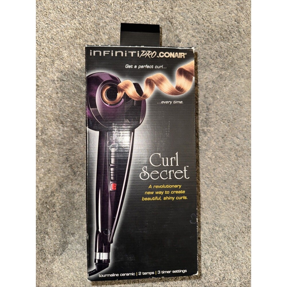 InfinitiPro by Conair Curl Secret Purple Model CD203R 3/4” Tourmaline Ceramic